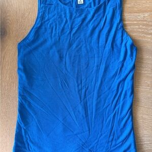 Zenana Outfitters Royal Blue Scoop Neck Tank Top